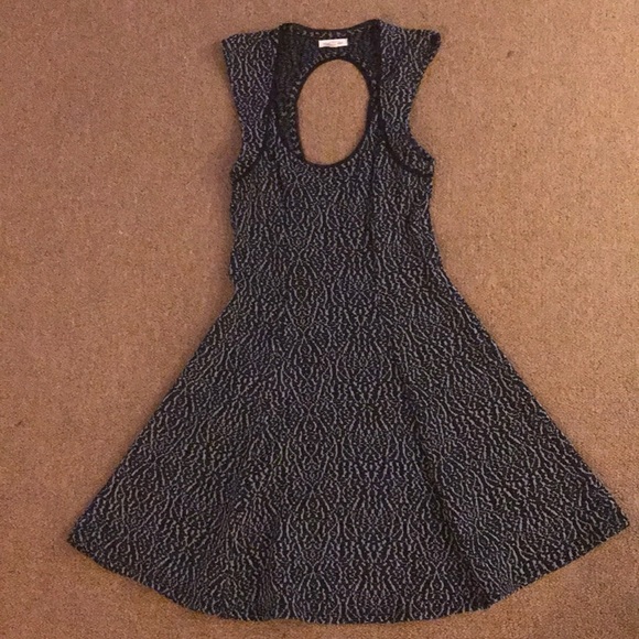 silence + noise Dresses & Skirts - Black and Grey Silence + Noise Dress